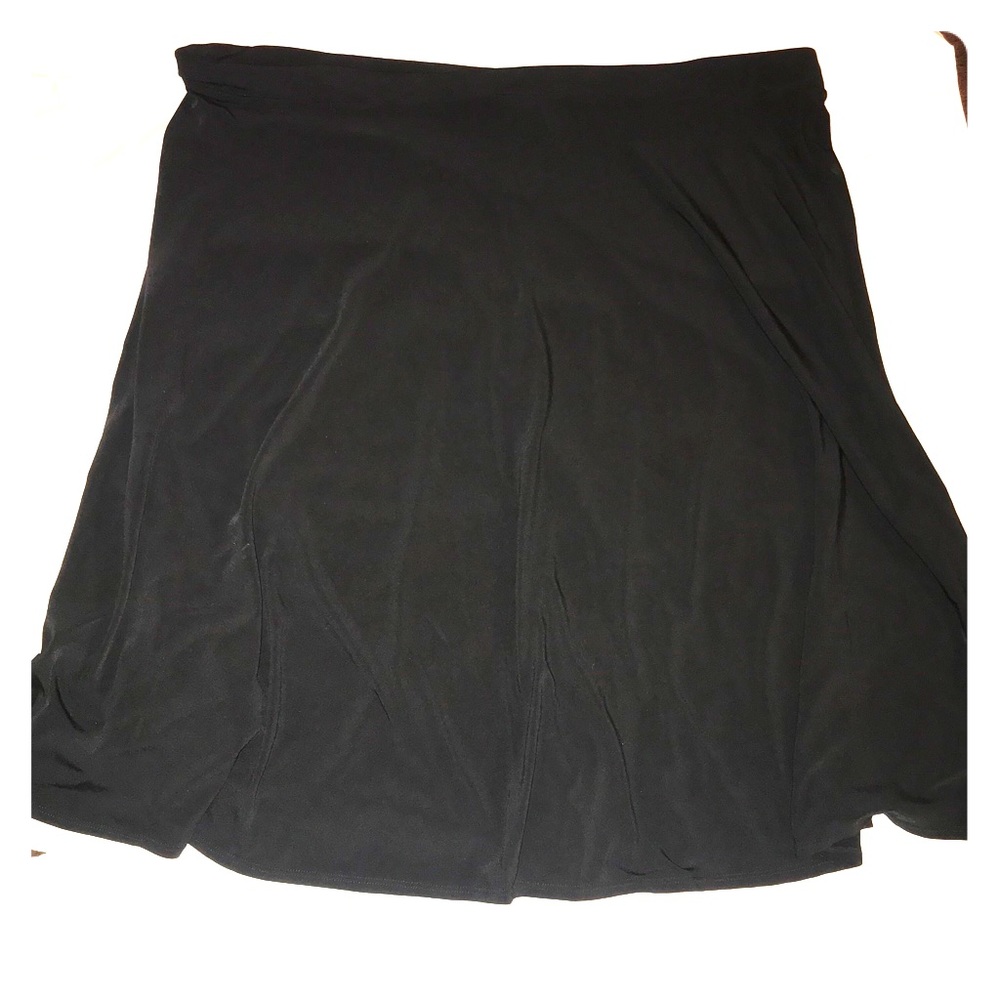 George stretch black skirt
